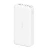 پاوربانک شیائومی مدل Redmi ظرفیت 20000 میلی آمپرساعت به همراه کابل تبدیل microUSB