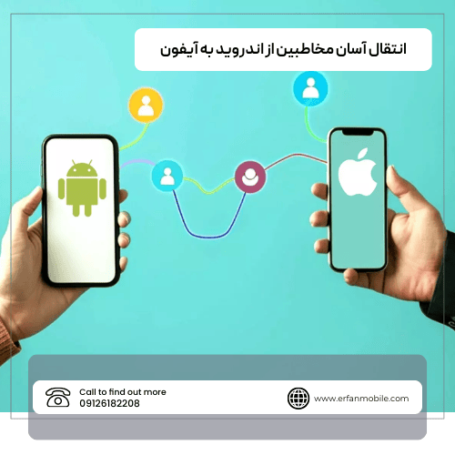 انتقال آسان مخاطبین از اندروید به آیفون
